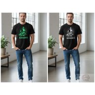 BLACKCOATS – Toxic Green / Classic White Premium Póló
