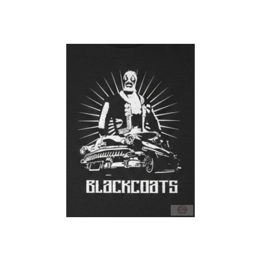 BLACKCOATS – Toxic Green / Classic White Premium Póló