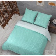 Vency Home Ranforce / fehér-türkiz