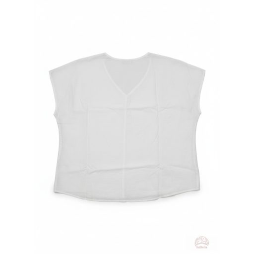 Pomodoro Lurex Trim V-nyakú Blúz – Az időtlen elegancia. Kiárusítás!! 50% árengedmény!