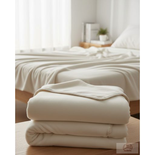 Prémium "CloudSoft" Extra Puha Pléd – fehér (160x105 cm)