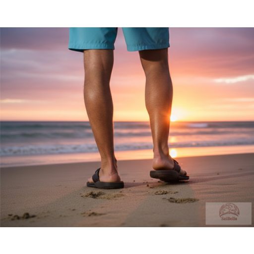 Reef J-Bay III Férfi Bőr Papucs – Dark Brown / US 9, EU 42