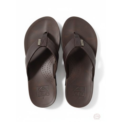 Reef J-Bay III Férfi Bőr Papucs – Dark Brown / US 9, EU 42