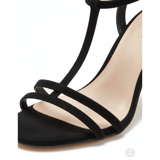 Tamaris Női Szalontalpú Szandál – Elegáns Fekete Pántos Design