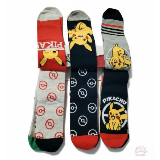 Pikachu zokni csomag 