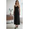 BOBKOVA – Elegáns Fekete Maxi Ruha. M méret
