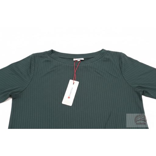 Street One Bordázott Maxi Ruha – Deep Forest.   40/L  méret