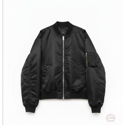 H&M Klasszikus Fekete Bomber Dzseki